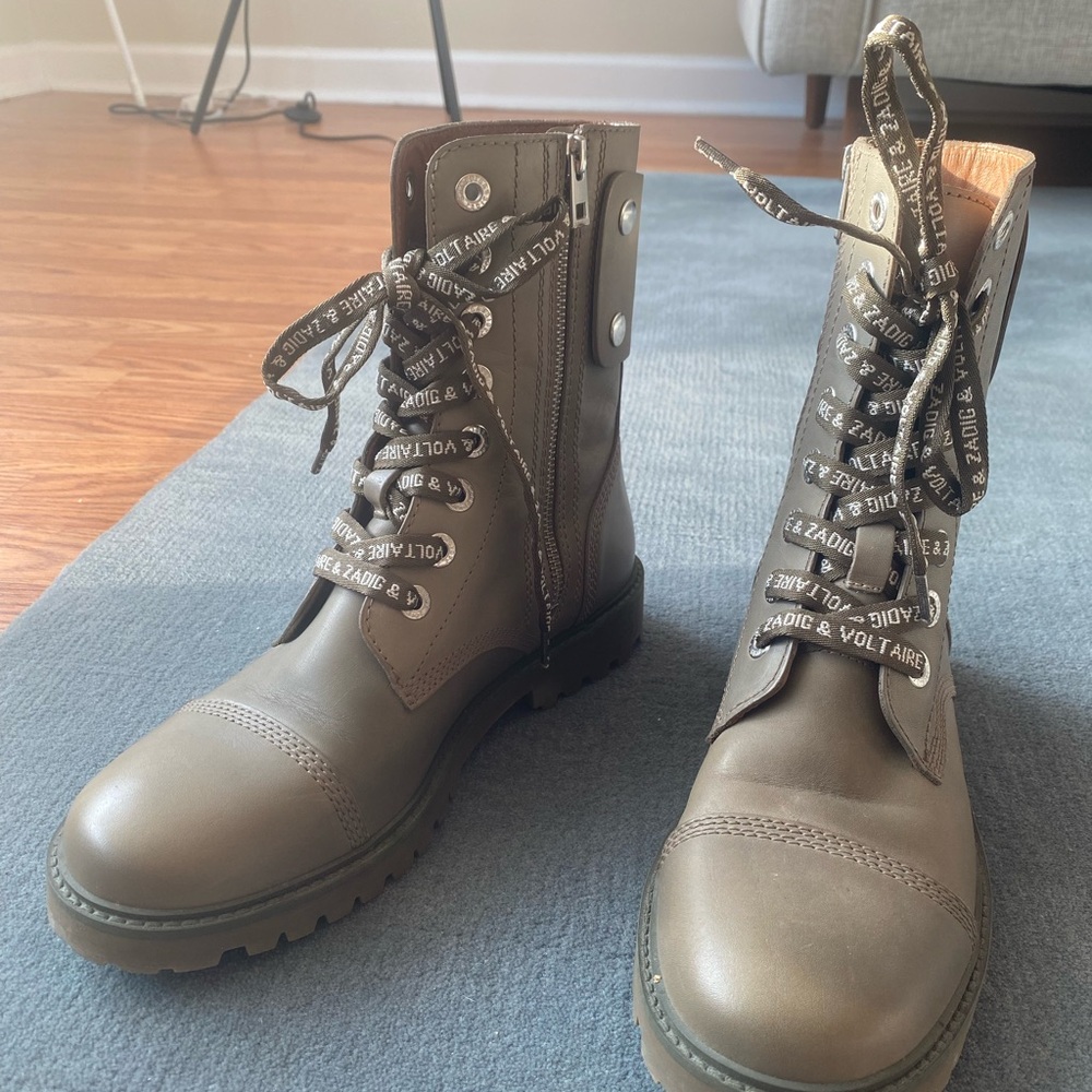 Zadig&Voltaire Joe lace-up ankle boots